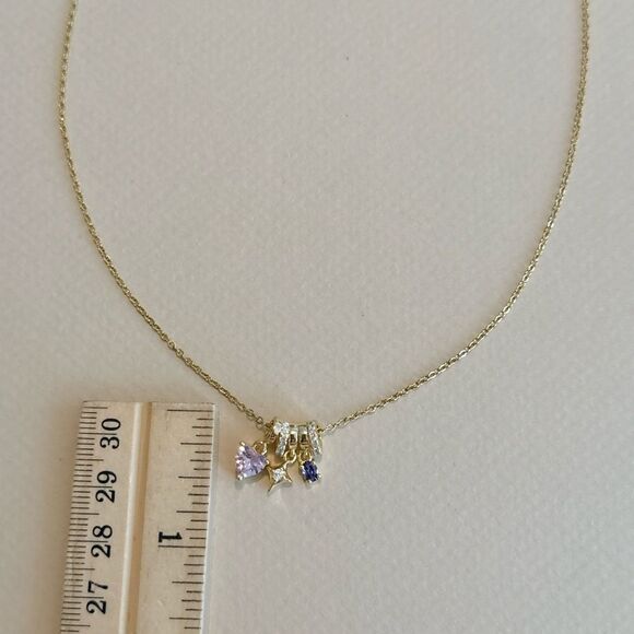 Crystal charm necklace M1111 - Picture 5 of 5